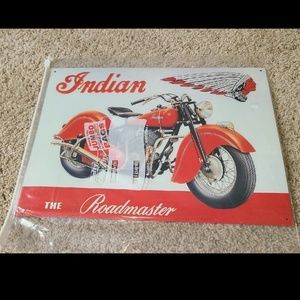 Indian Motorcycle metal picture